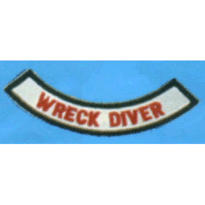 Trident Wreck Scuba Diver Patch