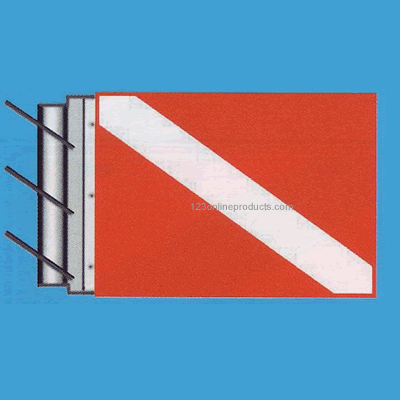 Trident Wind Activated Rising Antenna Dive Flag