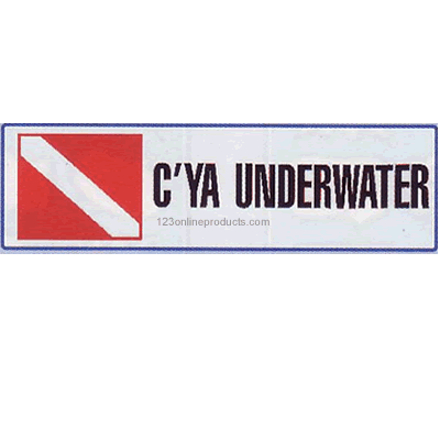 Trident C&#39;Ya Underwater Bumper Sticker