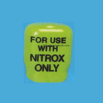 For Use with Nitrox Only Valve Cap