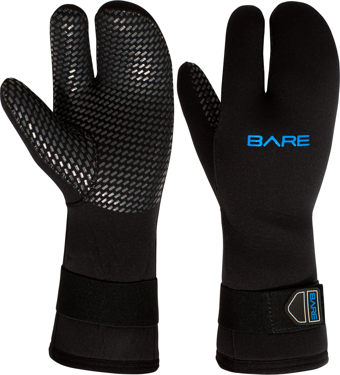 Bare 7mm Three-Finger Mitt