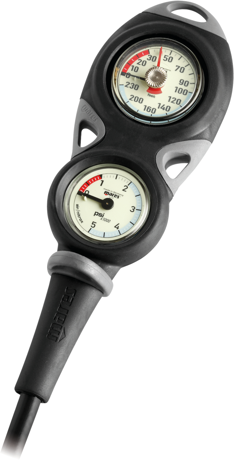 Mares Mission 2 Pressure And Depth Gauge