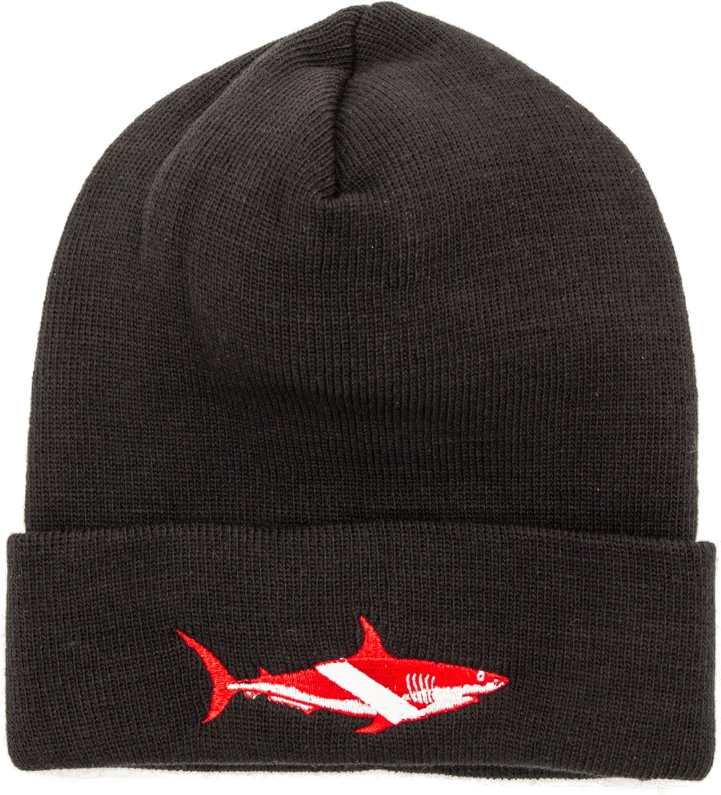 Trident Dive Shark Knit Beanie