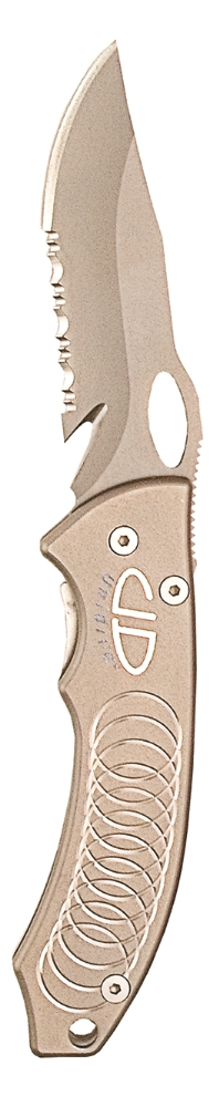 Innovative Titanium Folding Knife with Sheath
