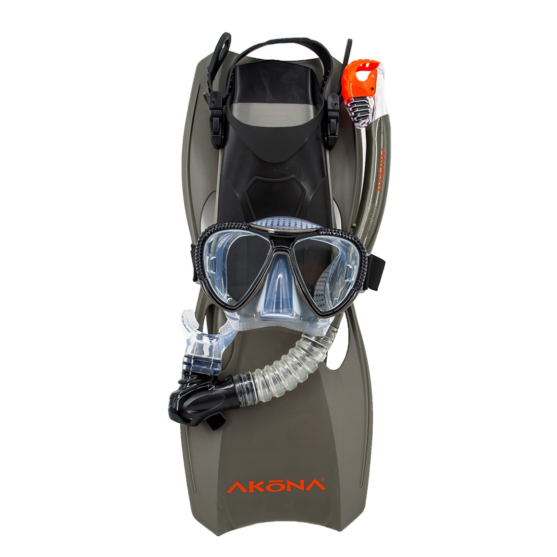 Akona Adult Mask Snorkel Fin Set
