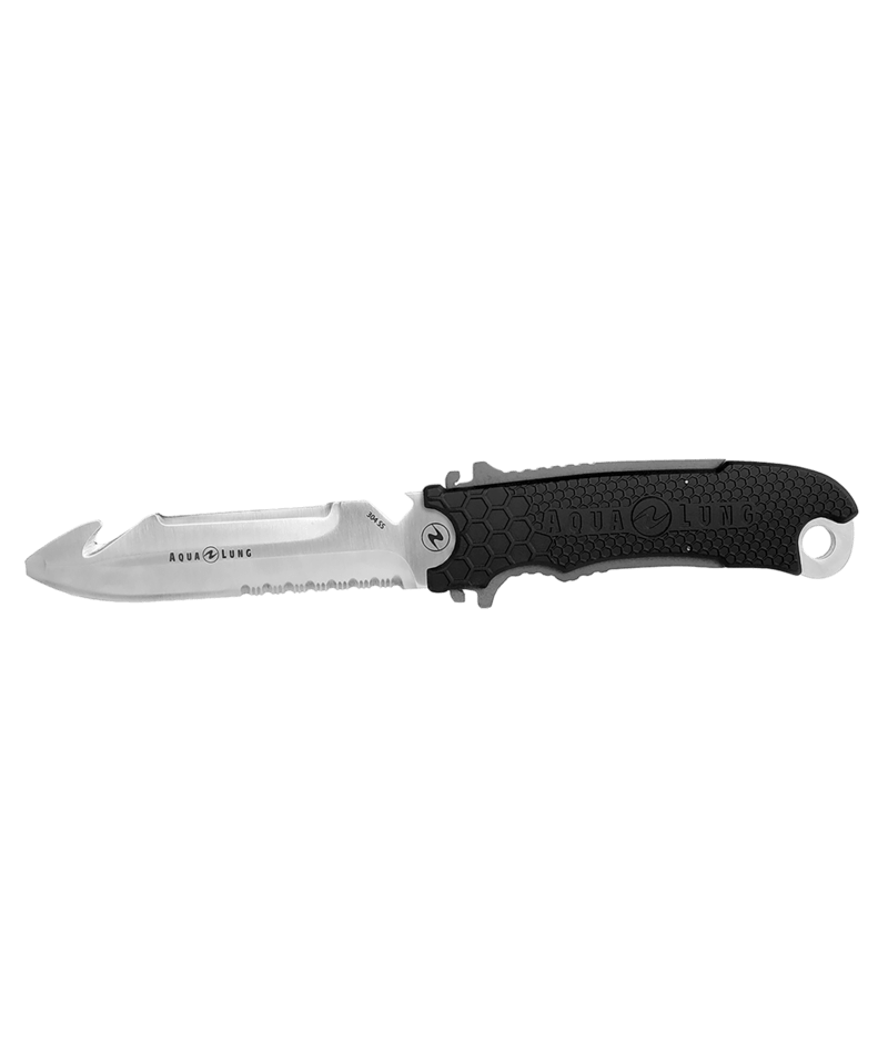 Aqualung Blunt Tip Big Squeeze Lock Knife