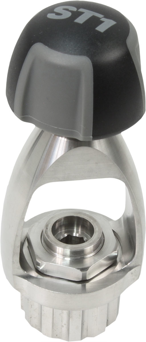 Atomic Stainless Steel Din to Yoke Regulator Adapter