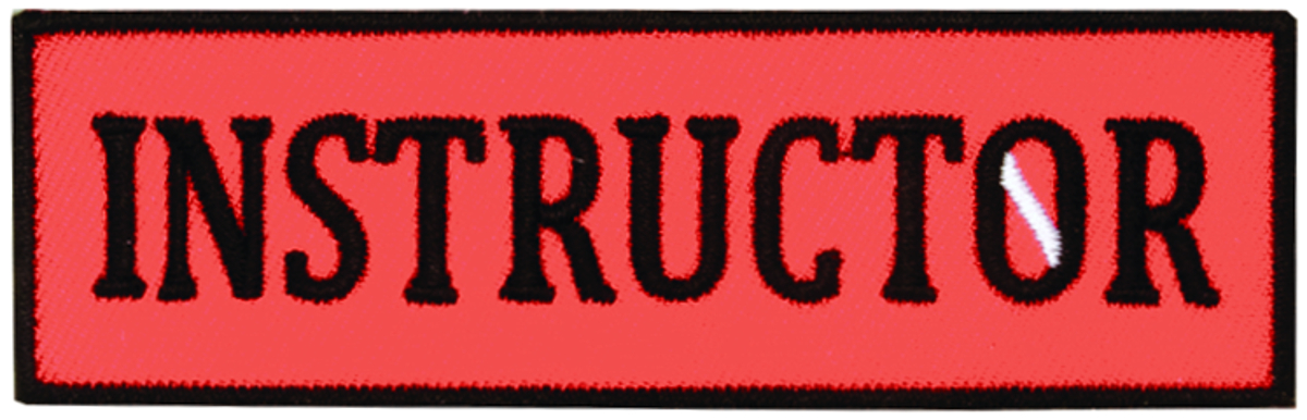 Innovative Emroidered Instructor Patch