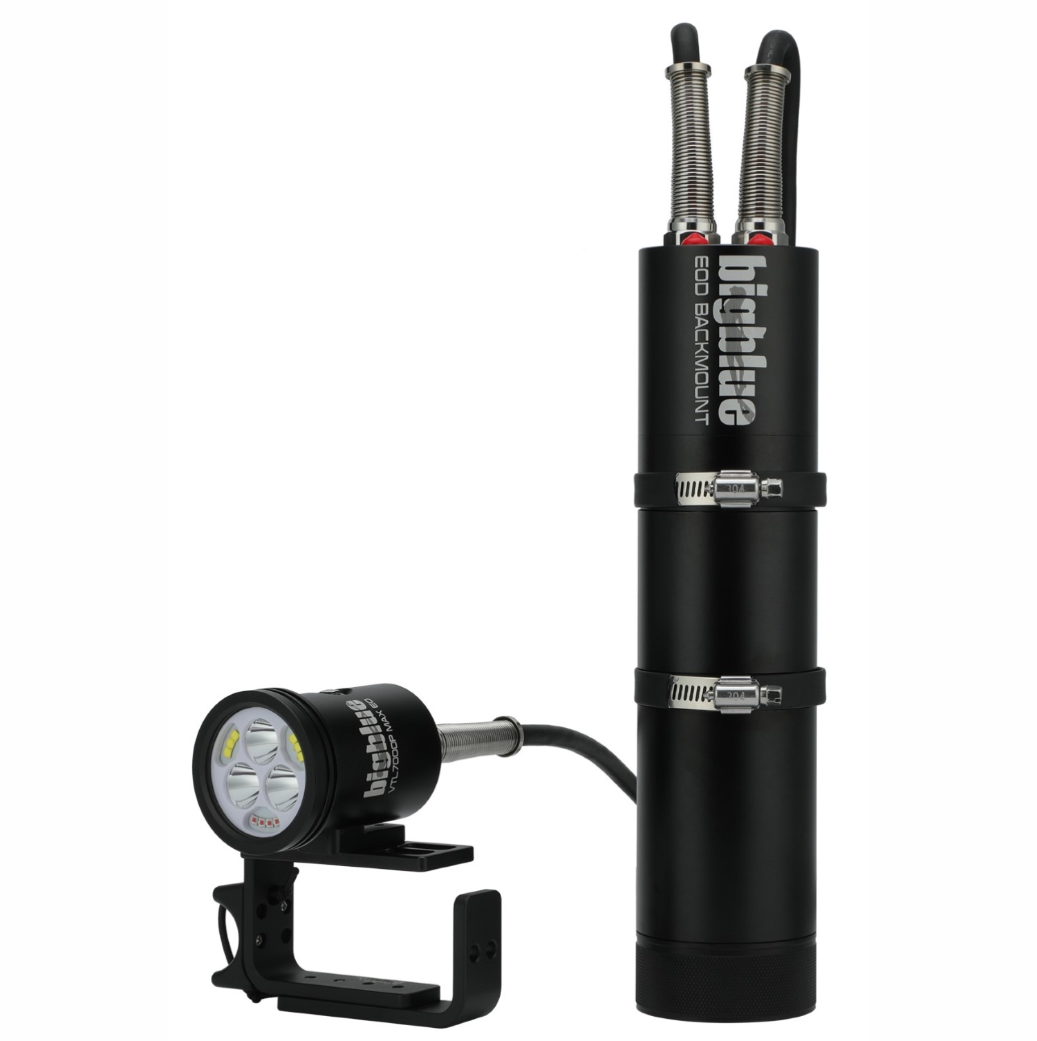 Bigblue Side Mount EOD 7000-Lumen Dual-Beam Video &amp; Tech Light