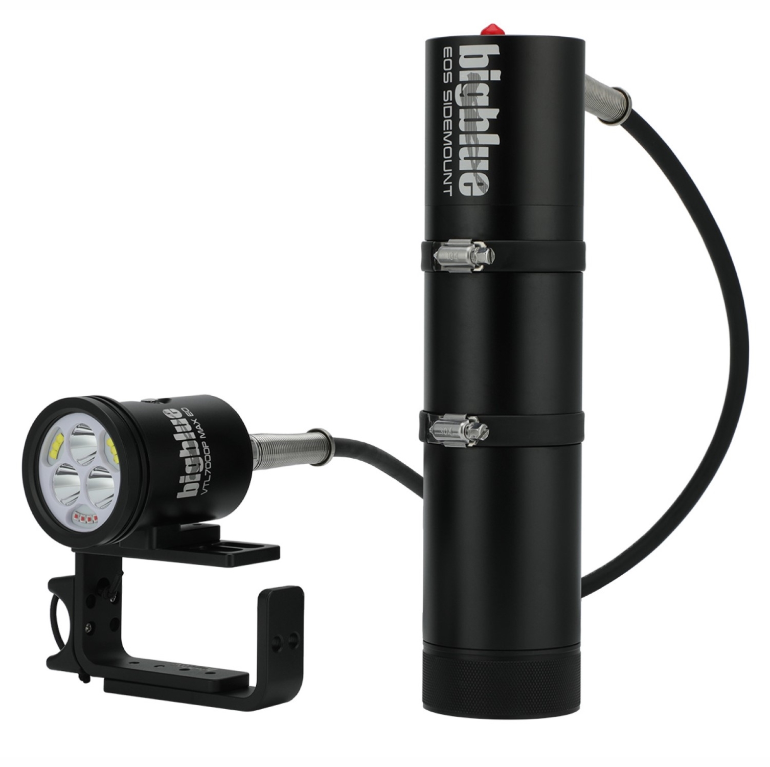 Bigblue Side Mount EOS 7000-Lumen Dual-Beam Video &amp; Tech Light