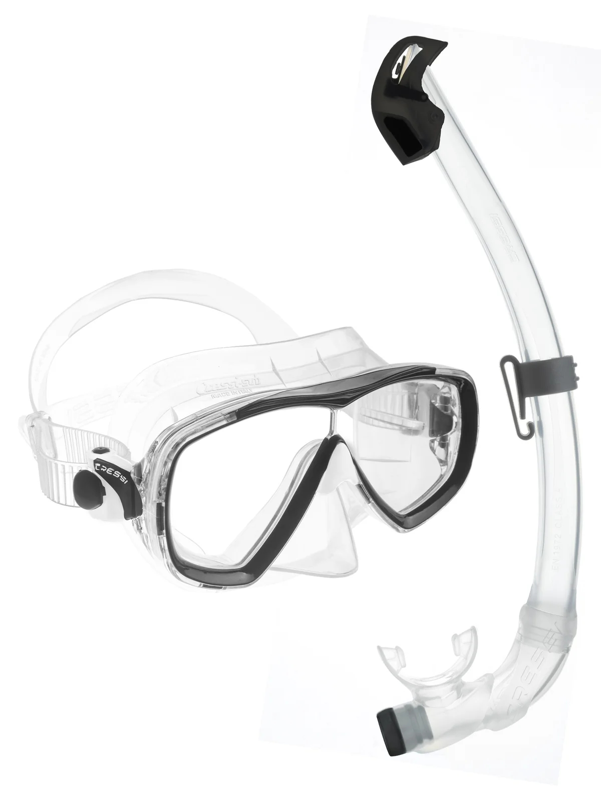 Cressi Estrella &amp; Seal Dry Mask Snorkel Set