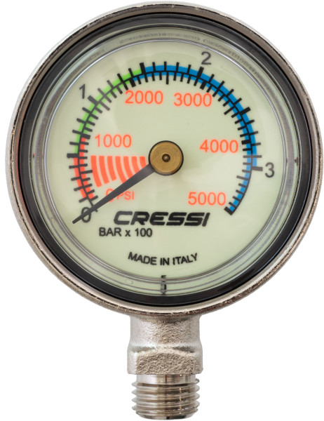 Cressi Pressure Gauge Module Global Fluro