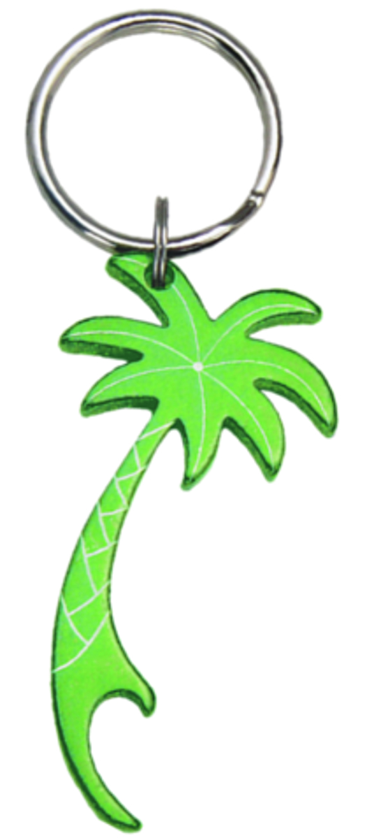 Palm Tree Key Chain Aquatic Shape Bottle Openers