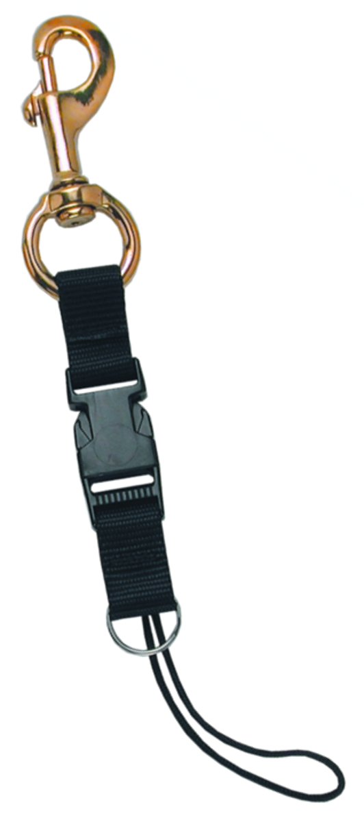 Innovative Split-Ring Lanyard 4-1/4 Inch Brass Bolt Snap