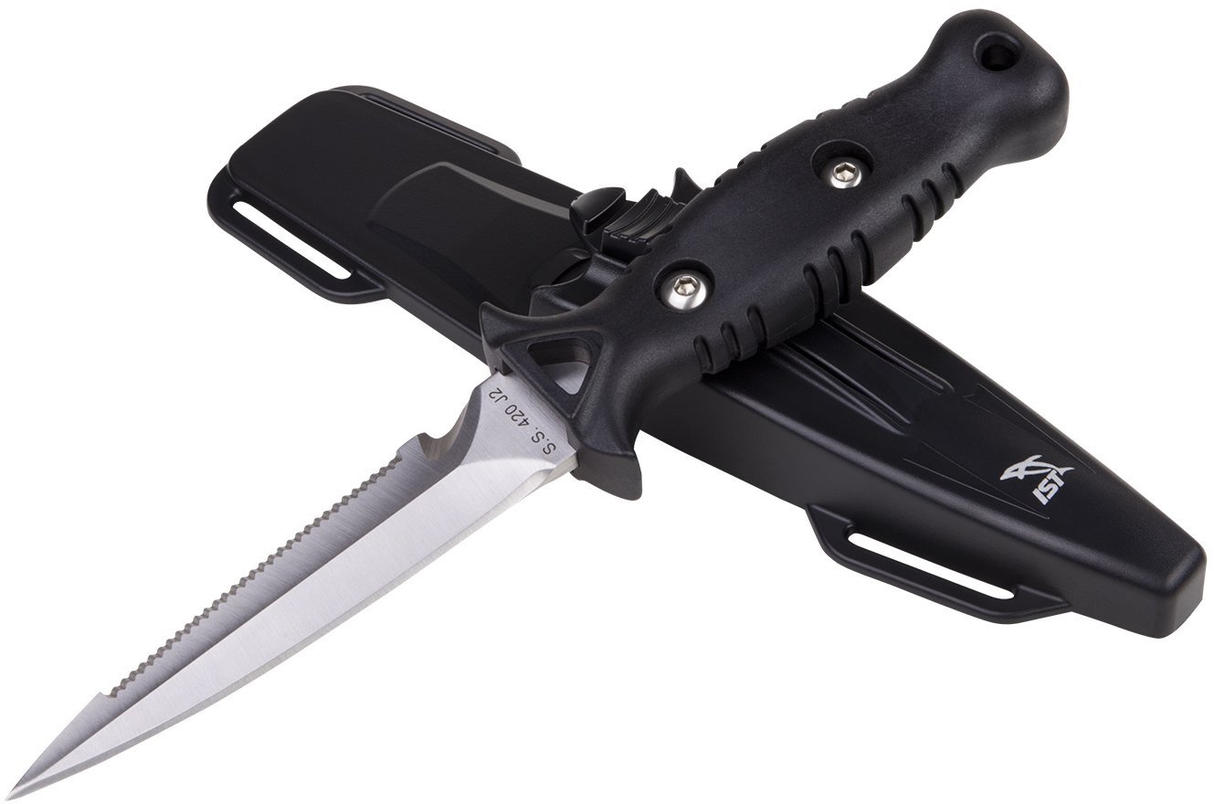 IST K-21 Stainless Steel Serrated Dive Knife