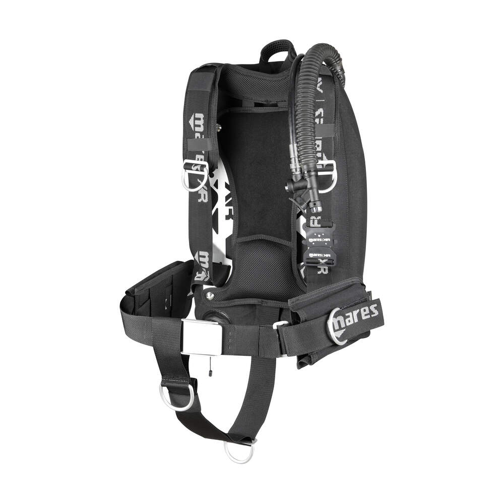 Mares XR-Rec Silver Single Backmount Set