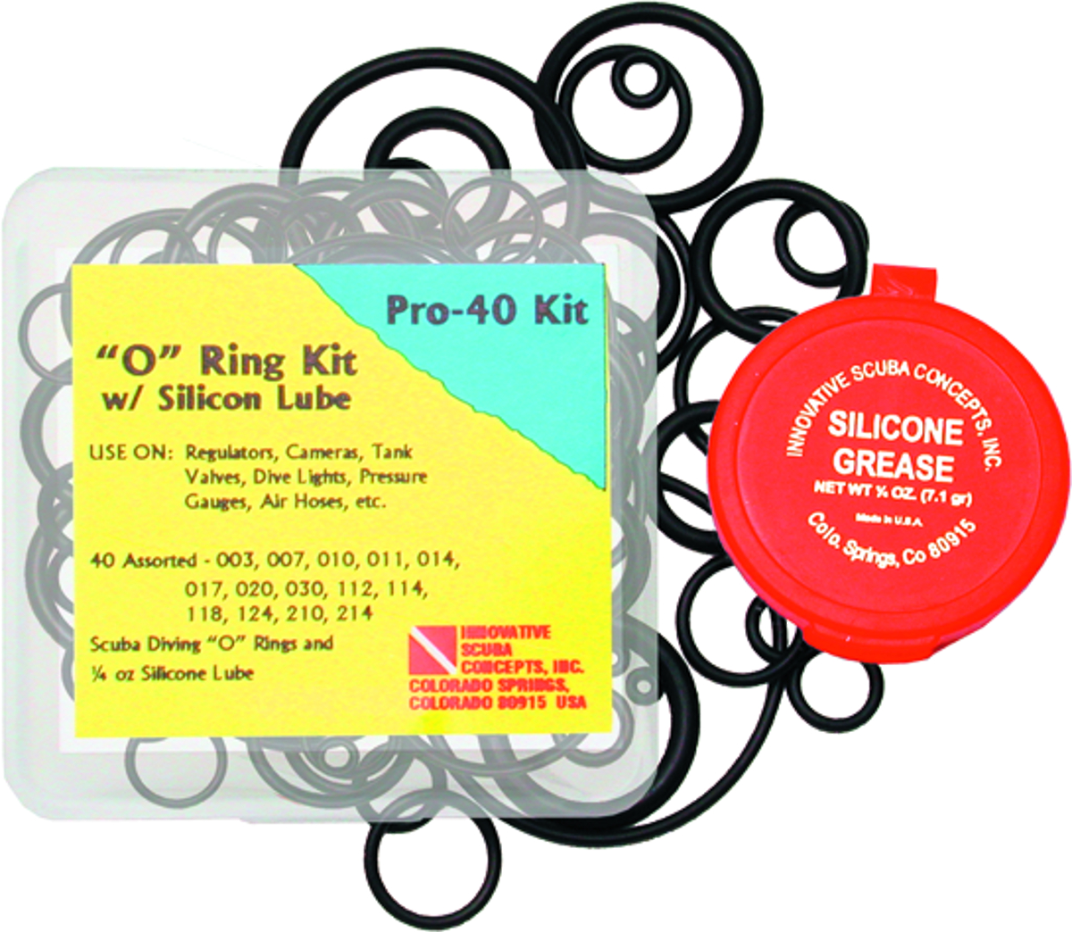 Innovative Professional Diver 40-Piece O-Ring Buna Kit
