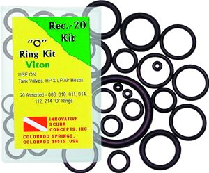 Innovative Recreation Diver 20 Piece O-Ring Viton Kit