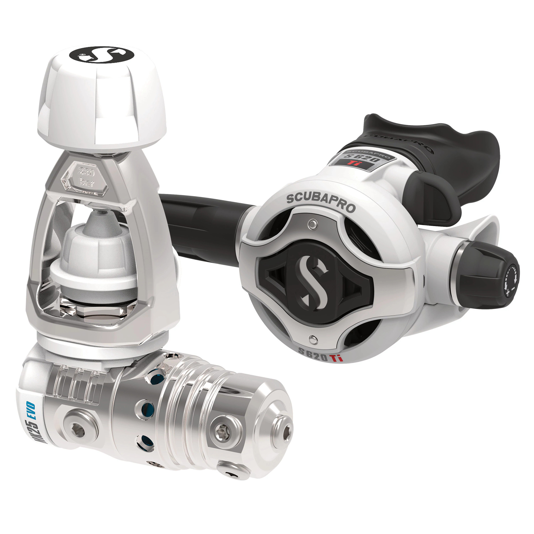 ScubaPro MK25 EVO S620 Ti White Regulator Yoke
