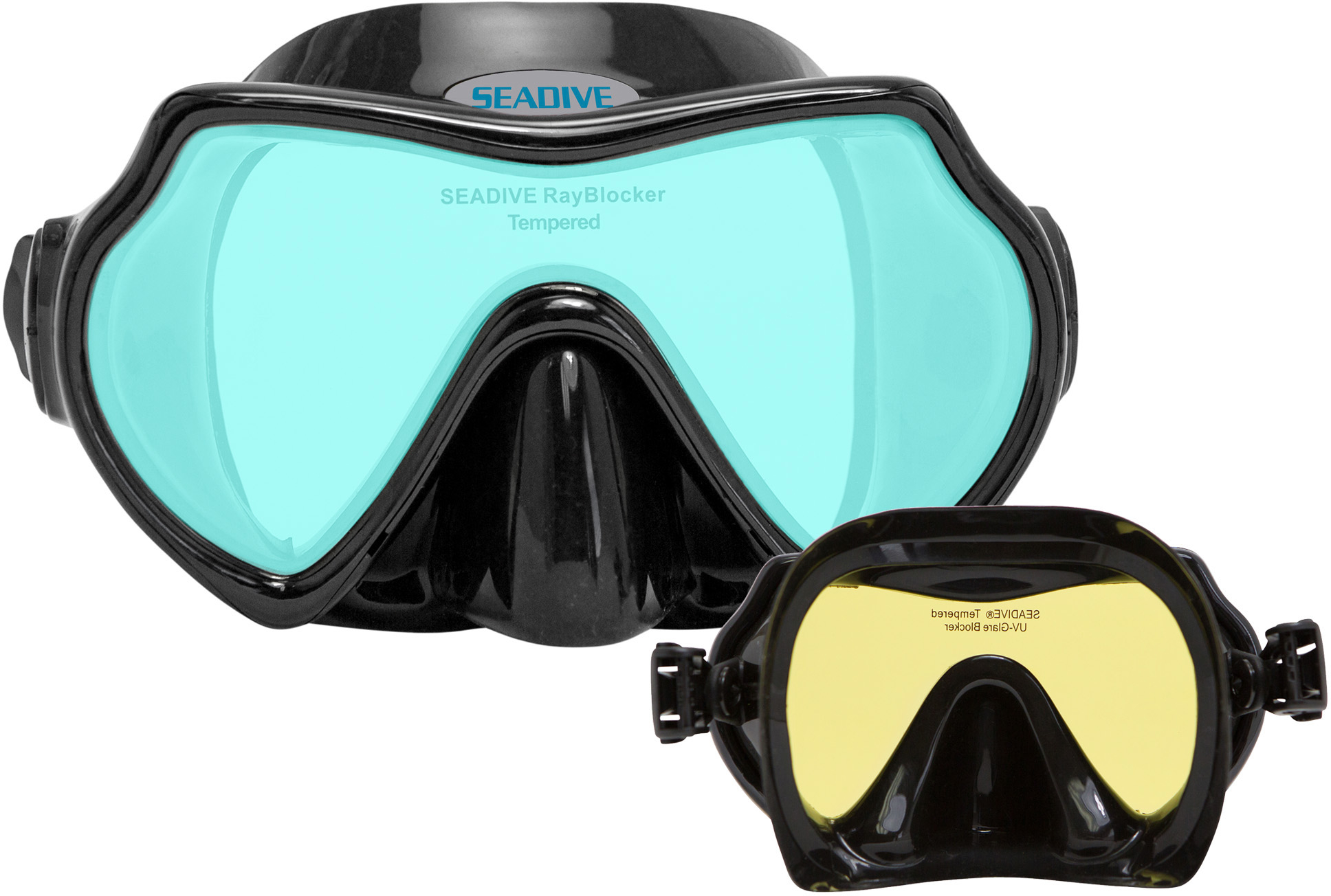 Seadive Eagleye TrueColor-HD Yellow Inside Mask