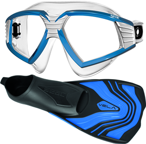 Seac Sonic Goggles and Vela Fins