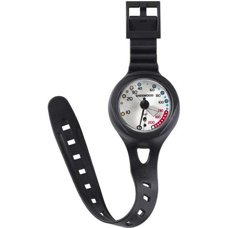 Sherwood Wrist Mount Depth Gauge 200 Ft