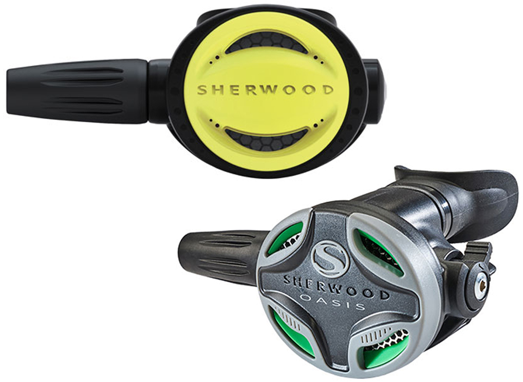 Sherwood Oasis DIN Regulator and Sherwood Octo