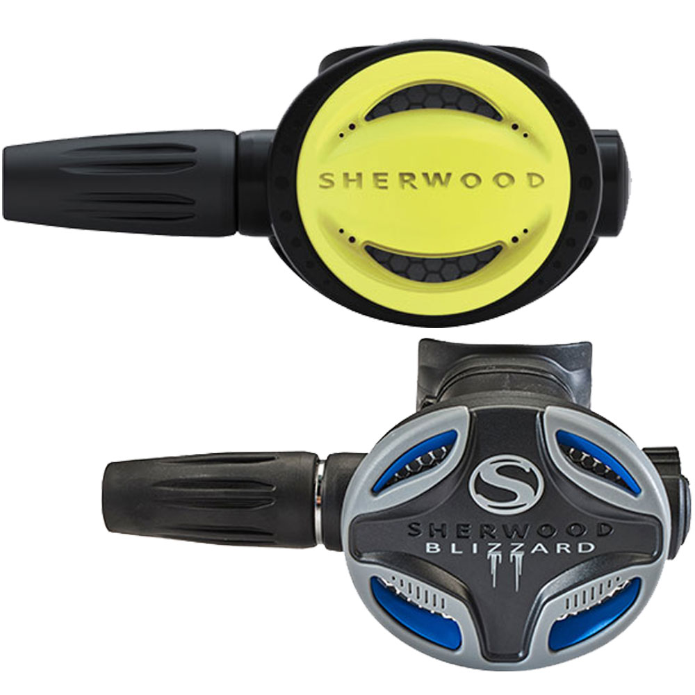 Sherwood Blizzard DIN Regulator and Sherwood Octo