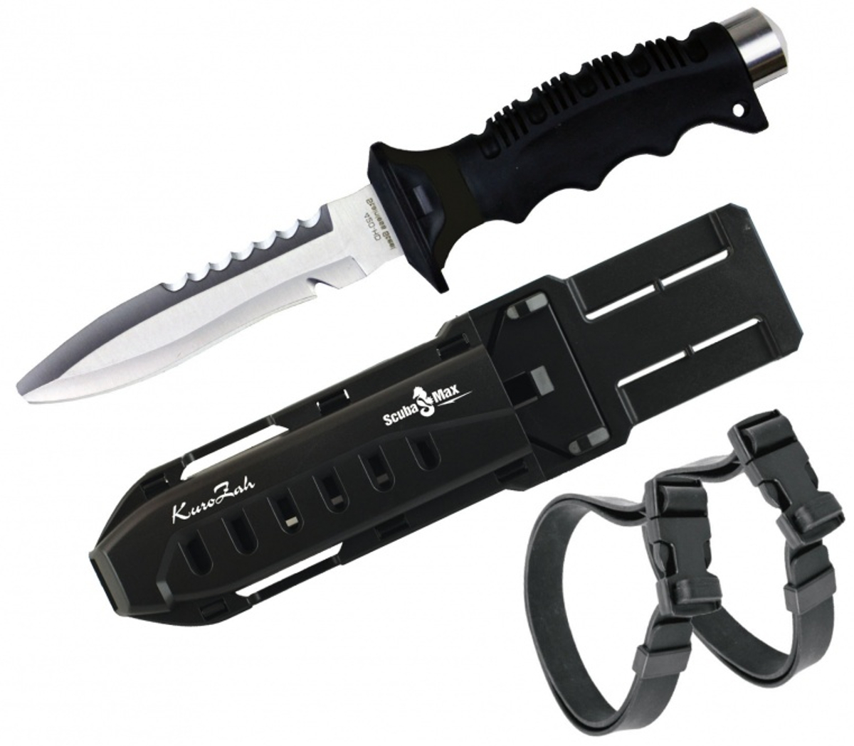 Scuba Max KN-601 420 HD Stainless Steel Full Size Dive Knife