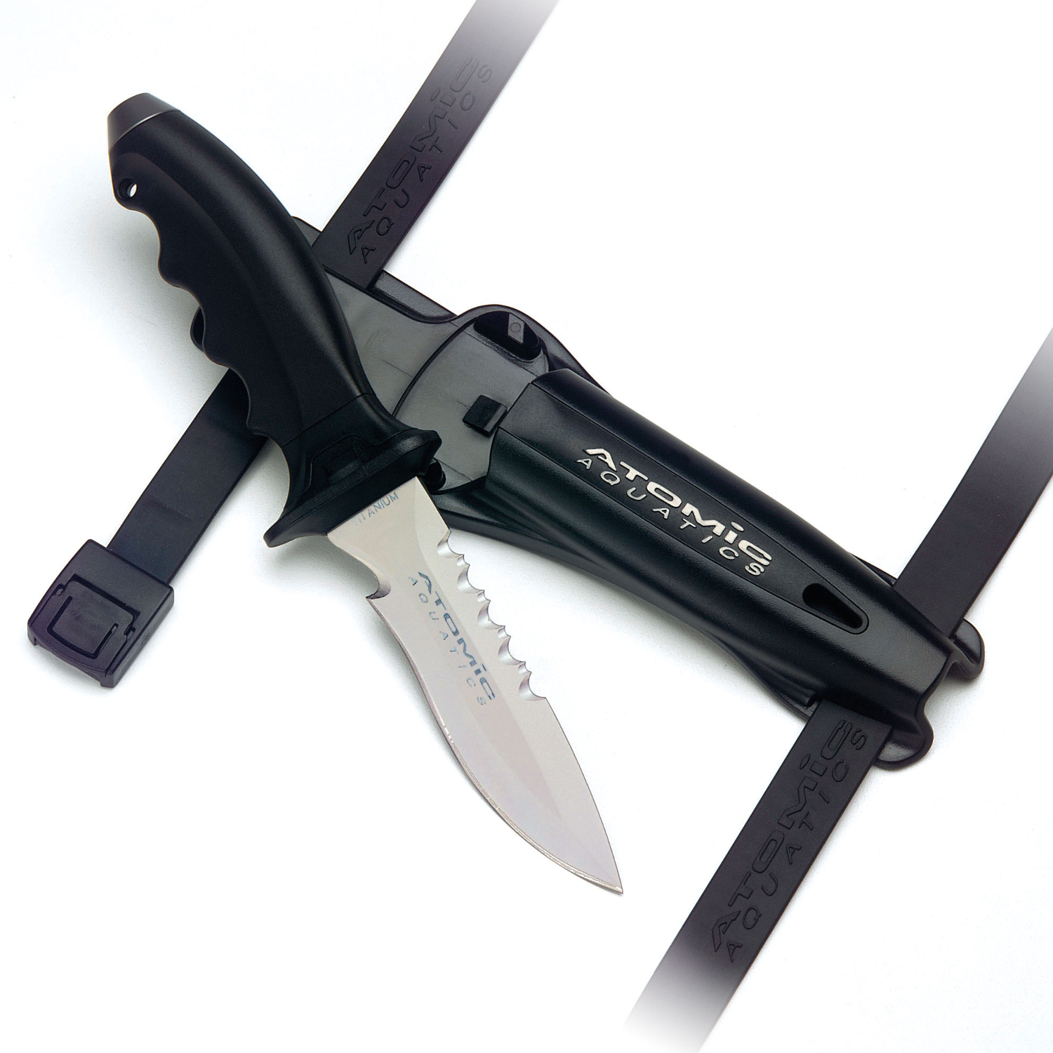 Atomic Aquatics Ti6 Titanium Pointed Tip Dive Knife