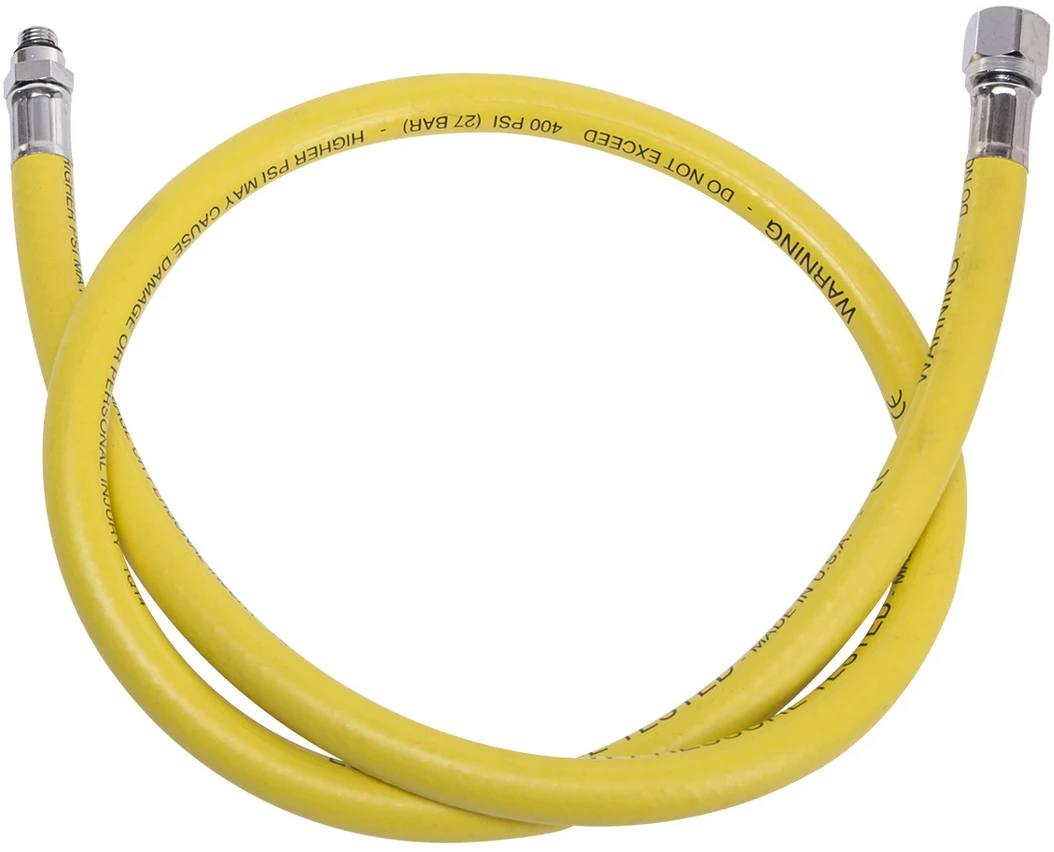 40in Yellow Regulator Hose