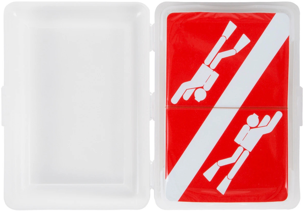 Waterproof Diver Playing Cards with Plastic Case