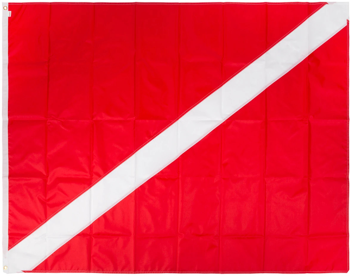 Nylon Dive Flag with Grommets 48x60