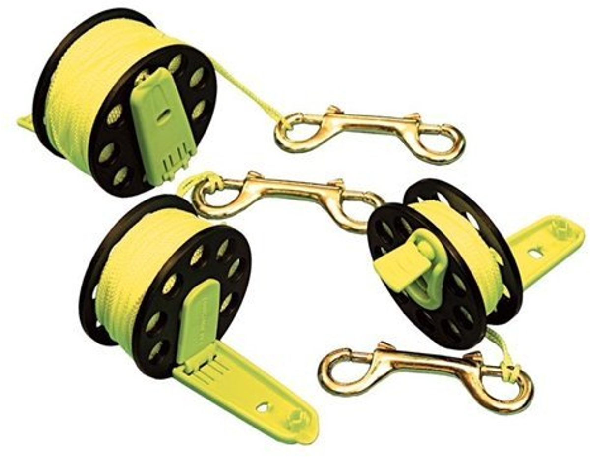 Trident 100 ft Finger Reel With Handle