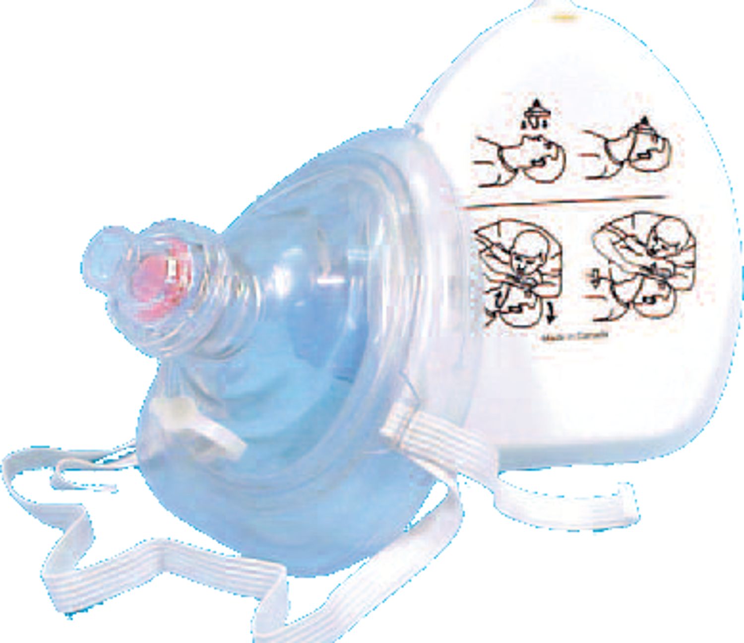 Trident Pocket Mask with O2 Adapter and Case