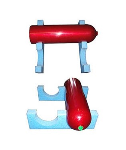 Trident Double Foam Tank Rack
