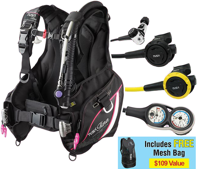TUSA Tina Open Water Analog Starter Package