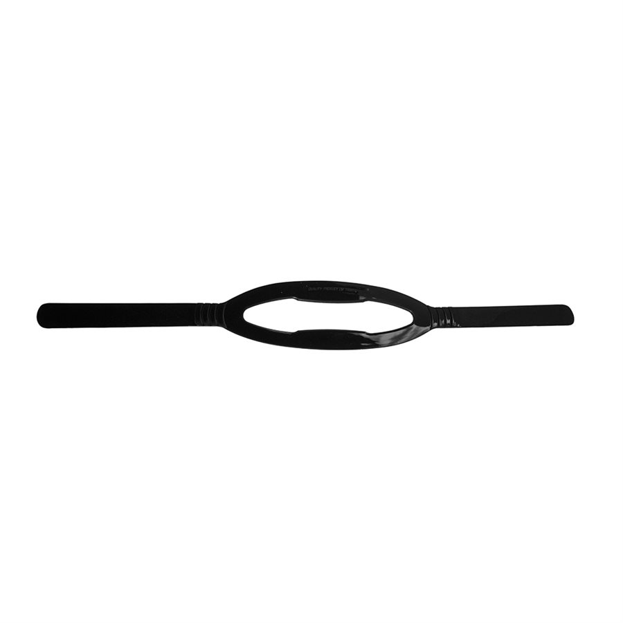 Tusa Black Silicone Mask Strap