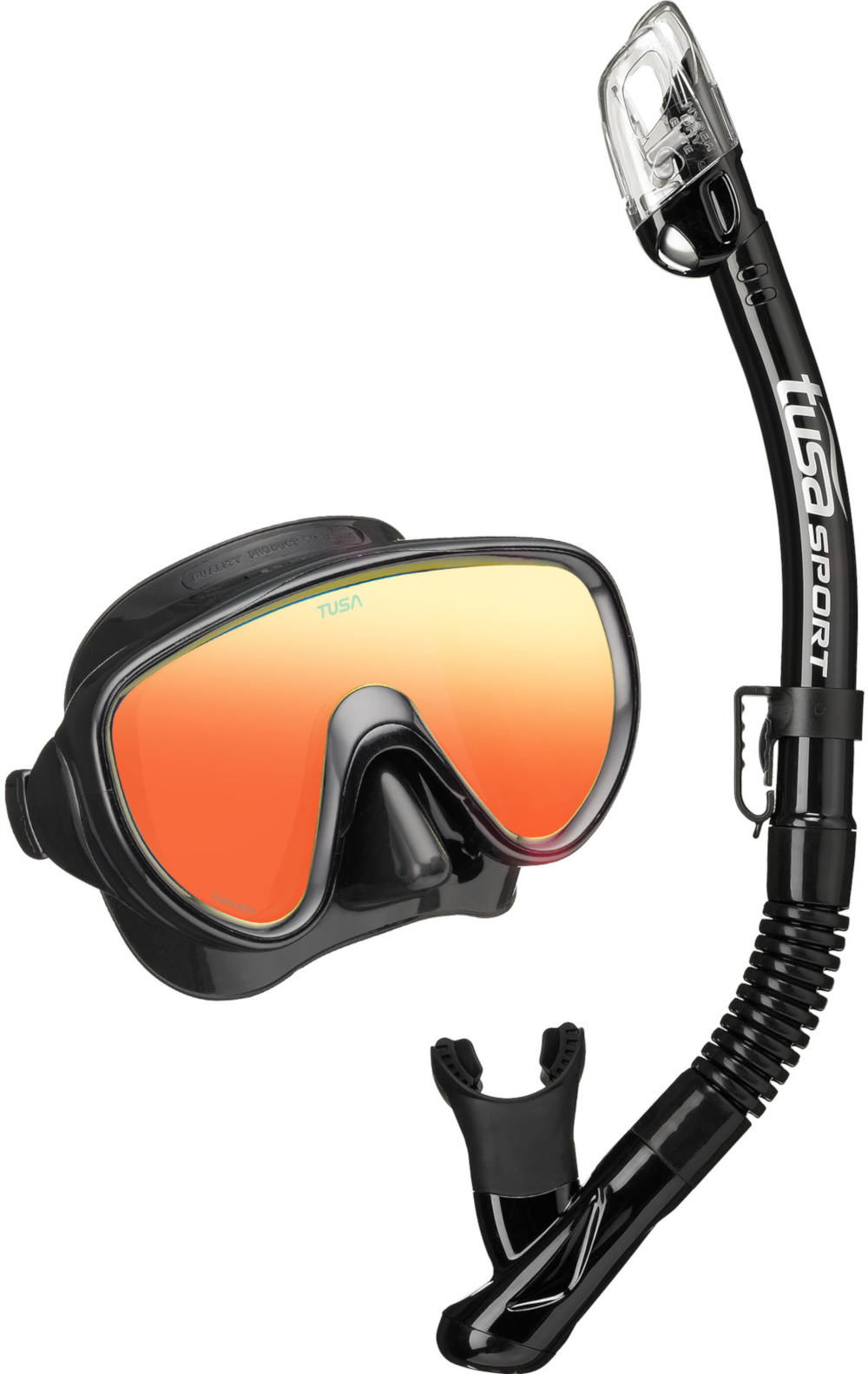 TUSA Sport Serene Mirrored Mask Snorkel Combo