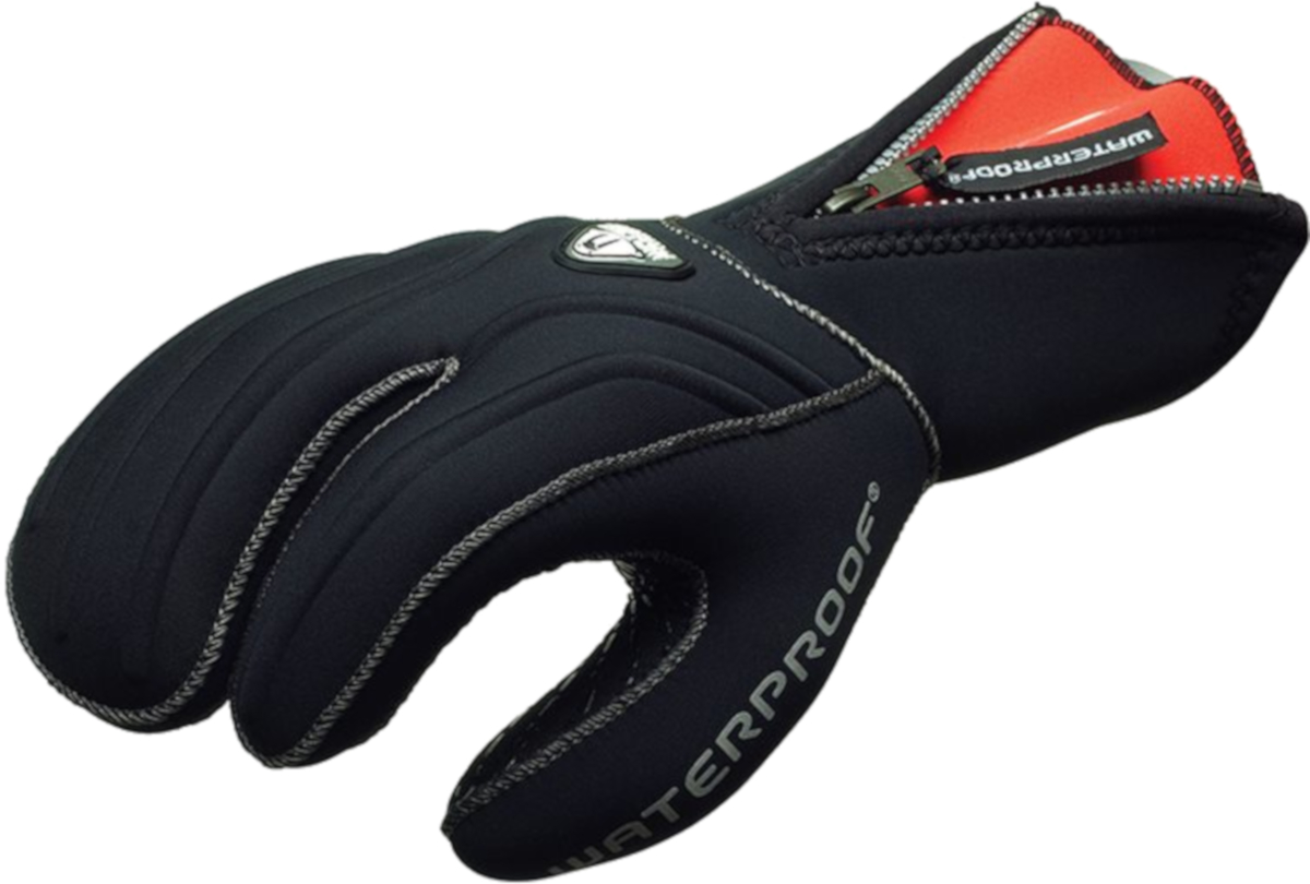 Waterproof 7mm G1 3 Finger Semi Dry Glove