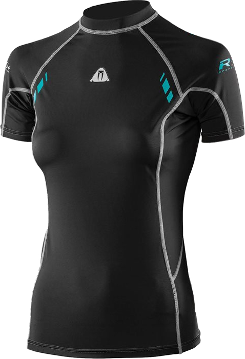 Waterproof Women&#39;s Short Sleeve Rash Guard