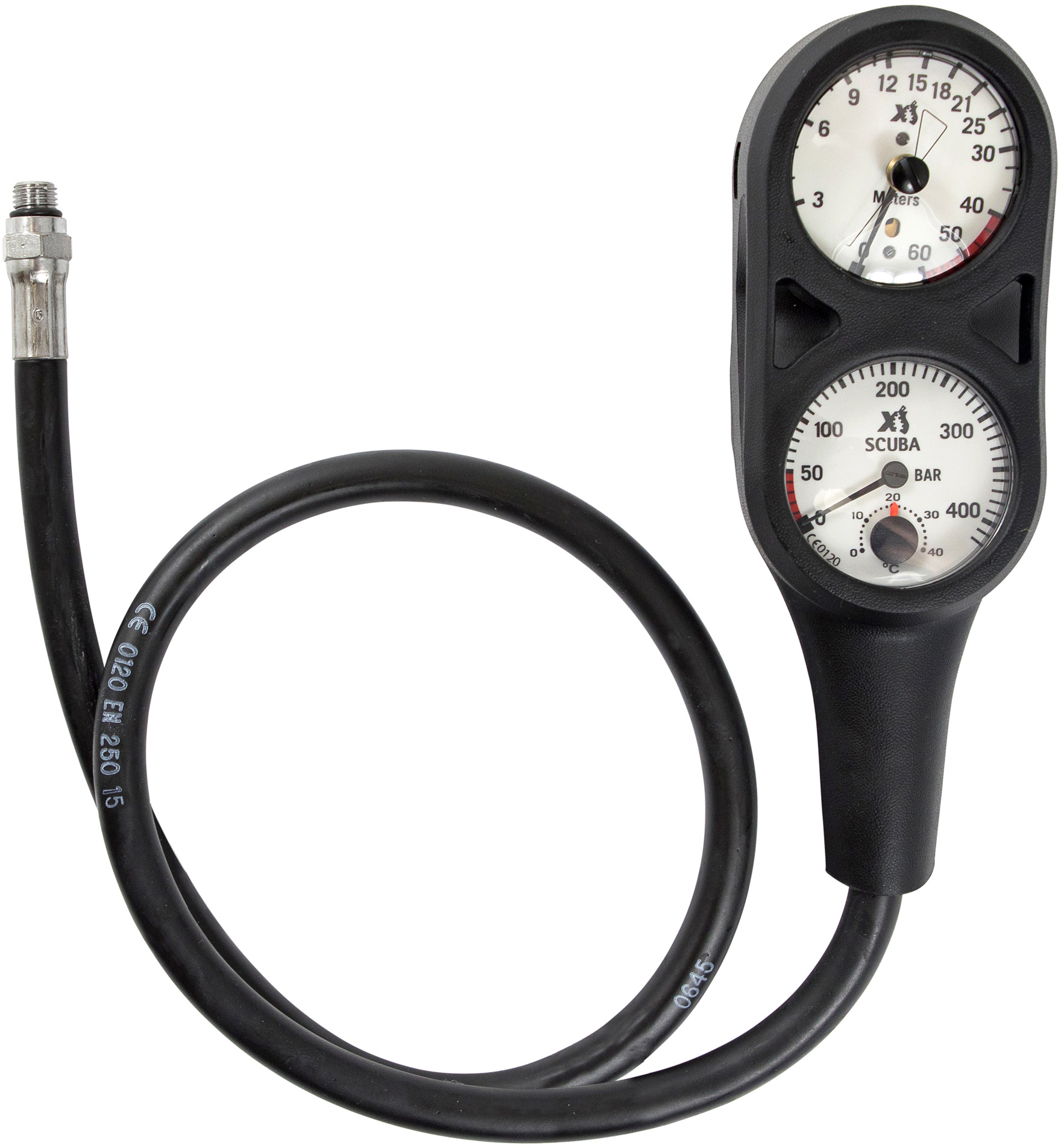 XS Scuba Metric Depth And Pressure Gauge Console