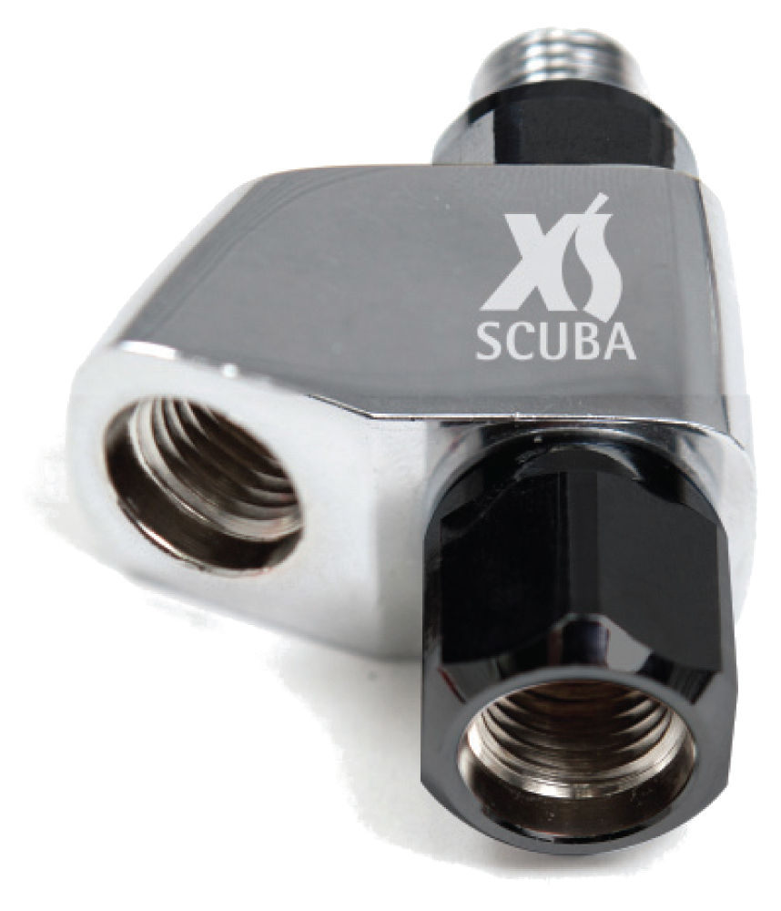 XS Scuba HP Port Adapter 1 to 2 HP Port