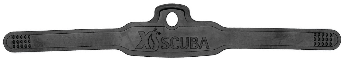 XS Scuba Old School Rubber Fin Strap