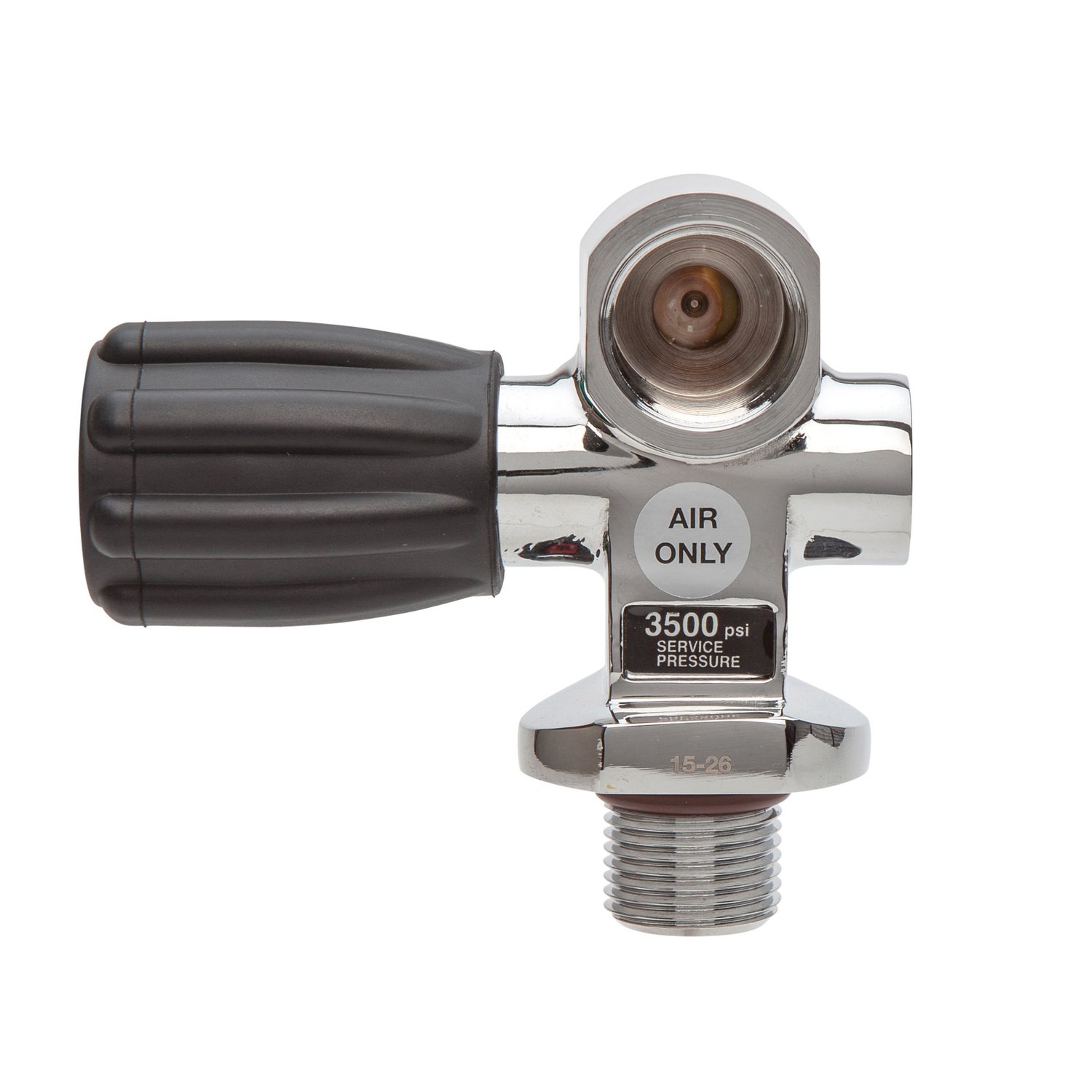 XS Scuba 3500 psi Thermo DIN Valve 7/8-14 UNF Threads