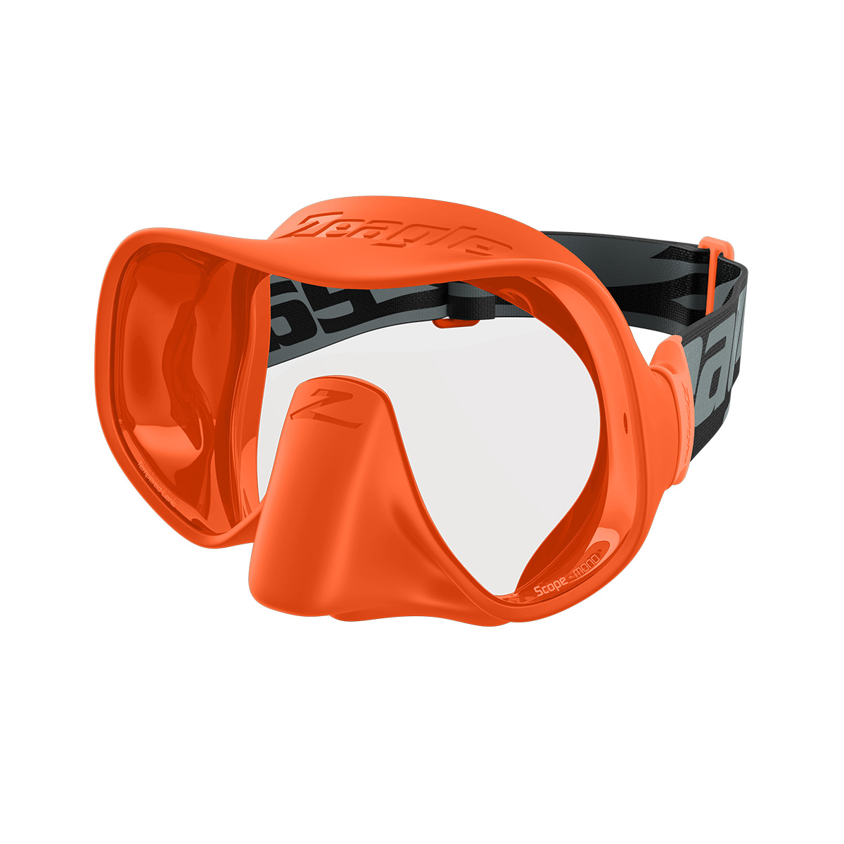 Zeagle Rescue Orange Scope Mono Mask