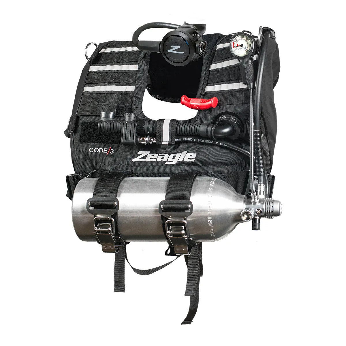Zeagle Black Code 3 with Razor 2 Regulator, Tank and SPG