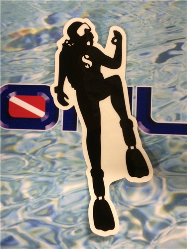 ScubaPro Die Cut Diver Sticker
