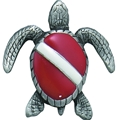 Innovative Turtle Pewter Pin